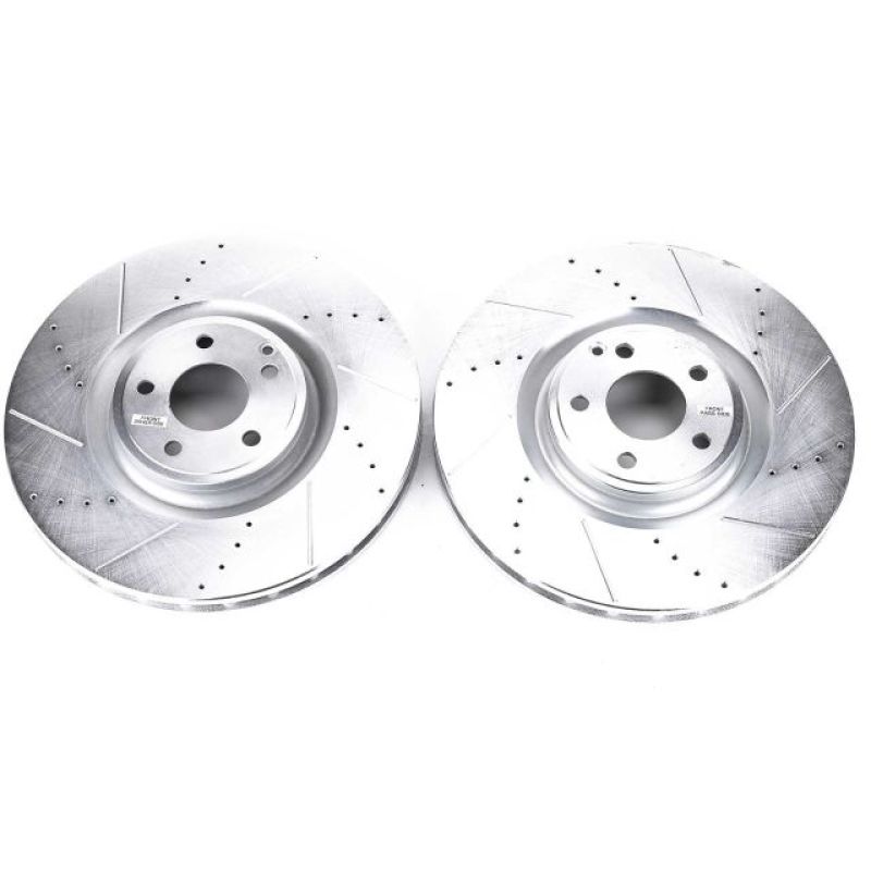 Picture of Power Stop 12-18 Mercedes-Benz CLS550 Front Drilled & Slotted Rotor - Pair