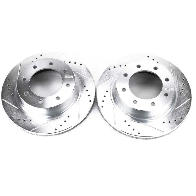 Picture of Power Stop 12-21 Nissan NV3500 Front Drilled & Slotted Rotor - Pair