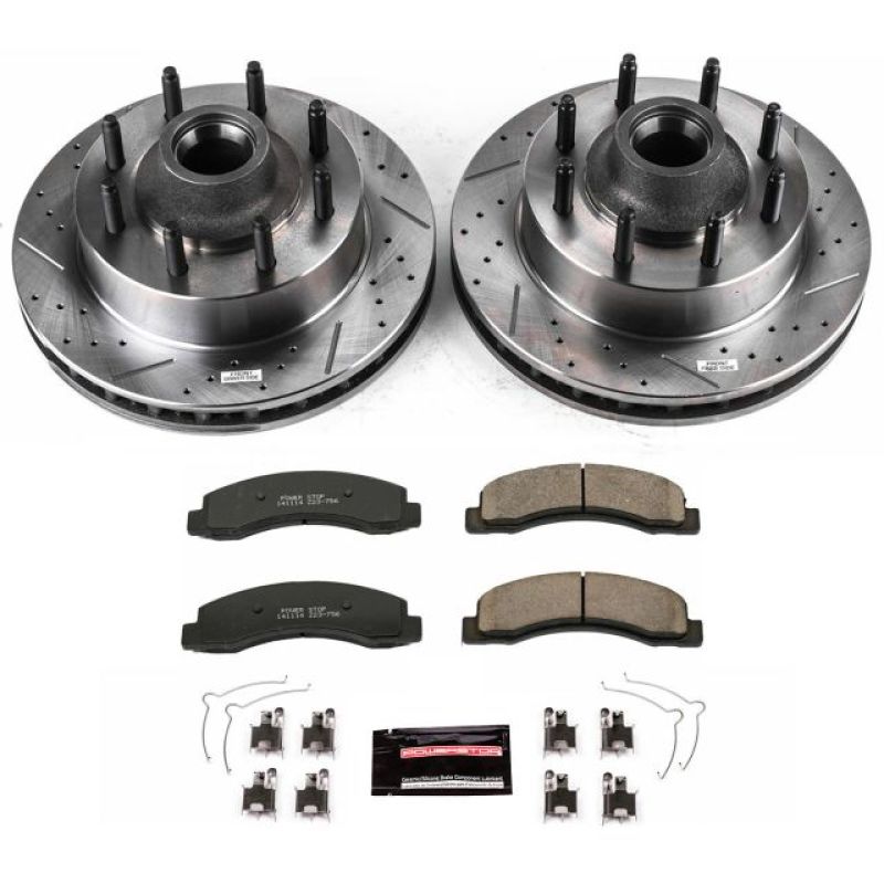 Picture of Power Stop 03-04 Ford F-350 Super Duty Front Z23 Evolution Brake Kit
