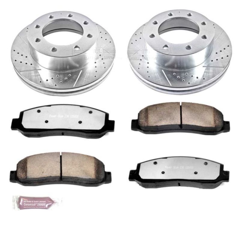 Picture of Power Stop 10-12 Ford F-450 Super Duty Front Z36 Truck & Tow Brake Kit