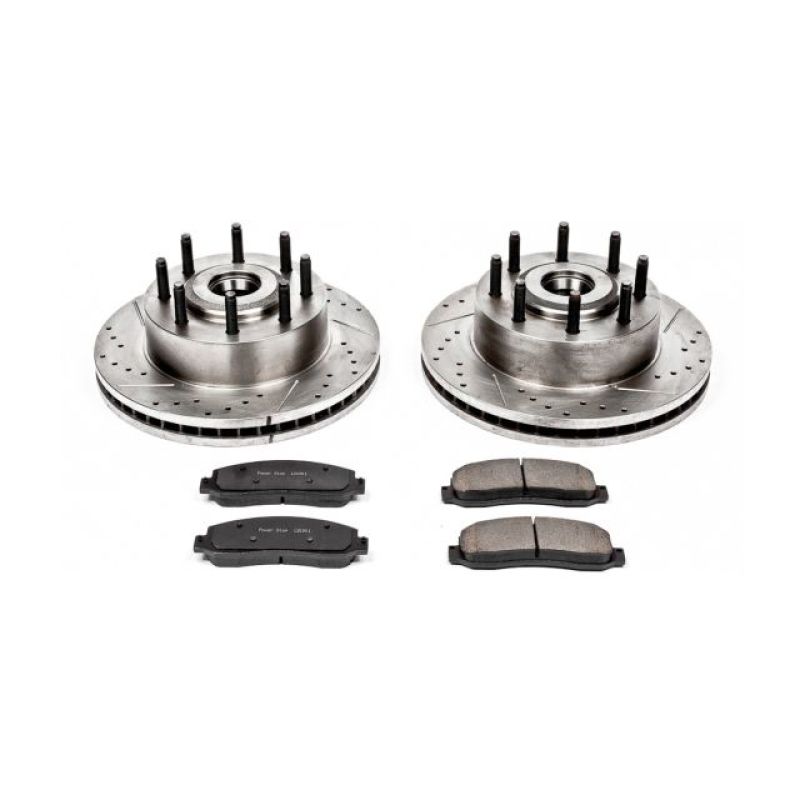 Picture of Power Stop 05-07 Ford F-350 Super Duty Front Z23 Evolution Brake Kit