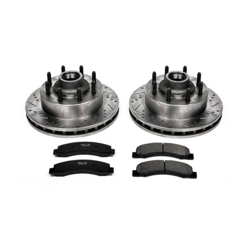 Picture of Power Stop 99-02 Ford F-350 Super Duty Front Z23 Evolution Brake Kit