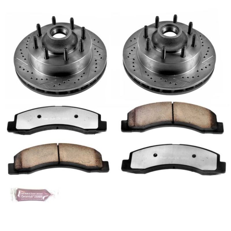 Picture of Power Stop 99-02 Ford F-350 Super Duty Front Z36 Truck & Tow Brake Kit