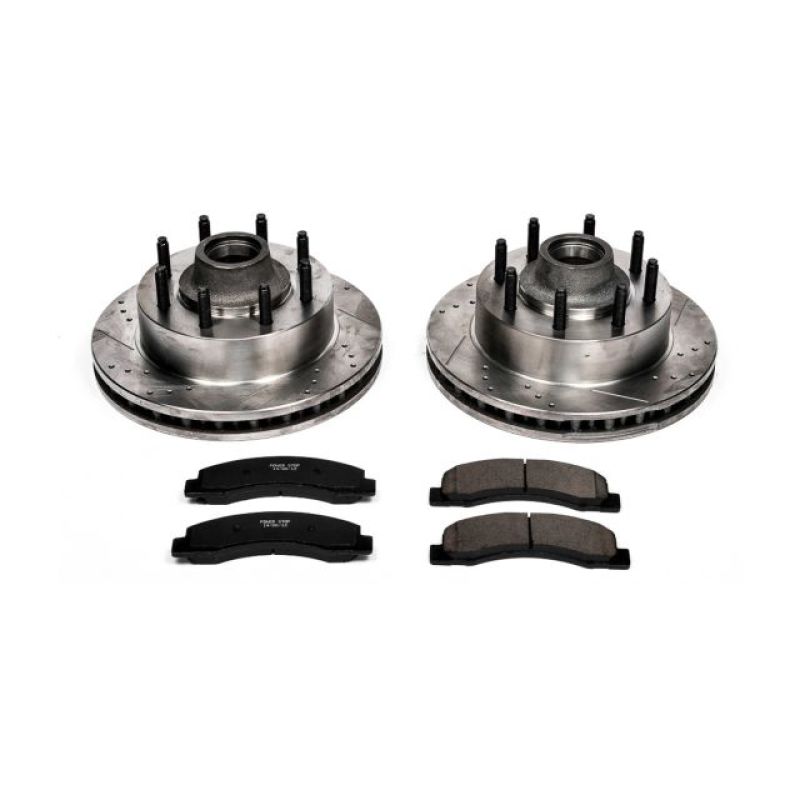 Picture of Power Stop 99-02 Ford F-350 Super Duty Front Z23 Evolution Brake Kit