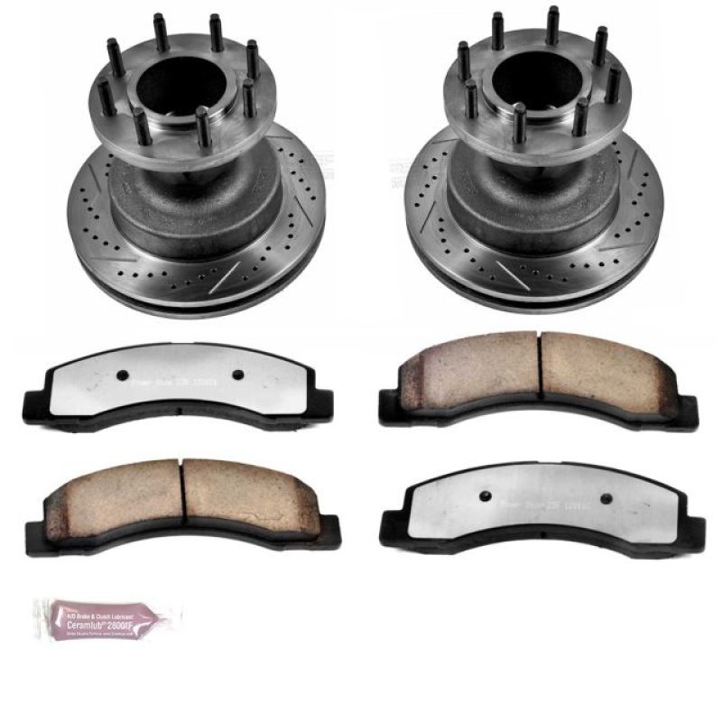 Picture of Power Stop 99-02 Ford F-350 Super Duty Front Z36 Truck & Tow Brake Kit