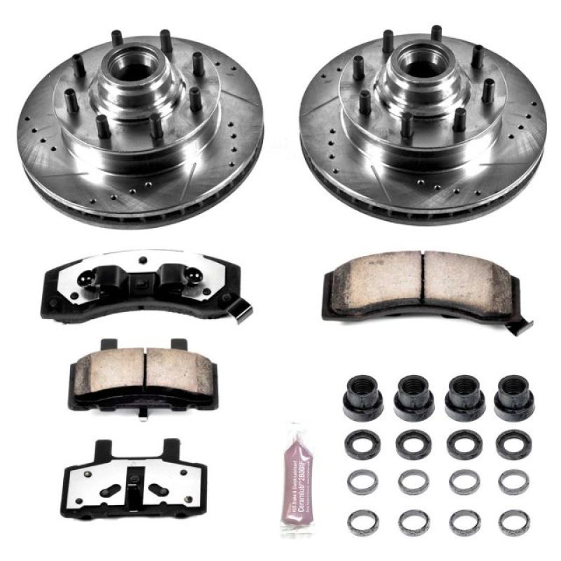 Picture of Power Stop 96-02 GMC Savana 3500 Front Z36 Truck & Tow Brake Kit