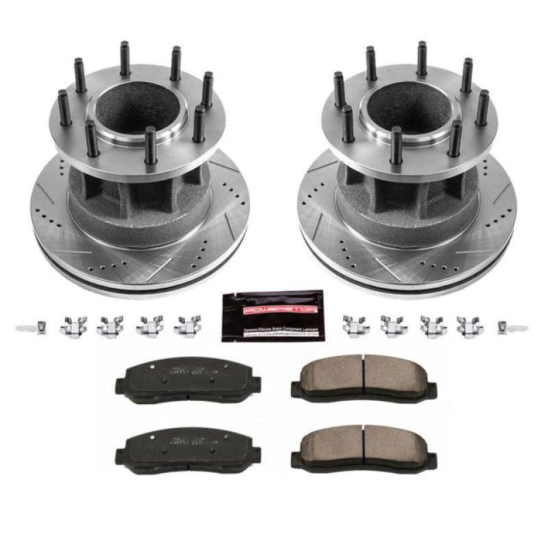 Picture of Power Stop 07-11 Ford F-350 Super Duty Front Z23 Evolution Brake Kit