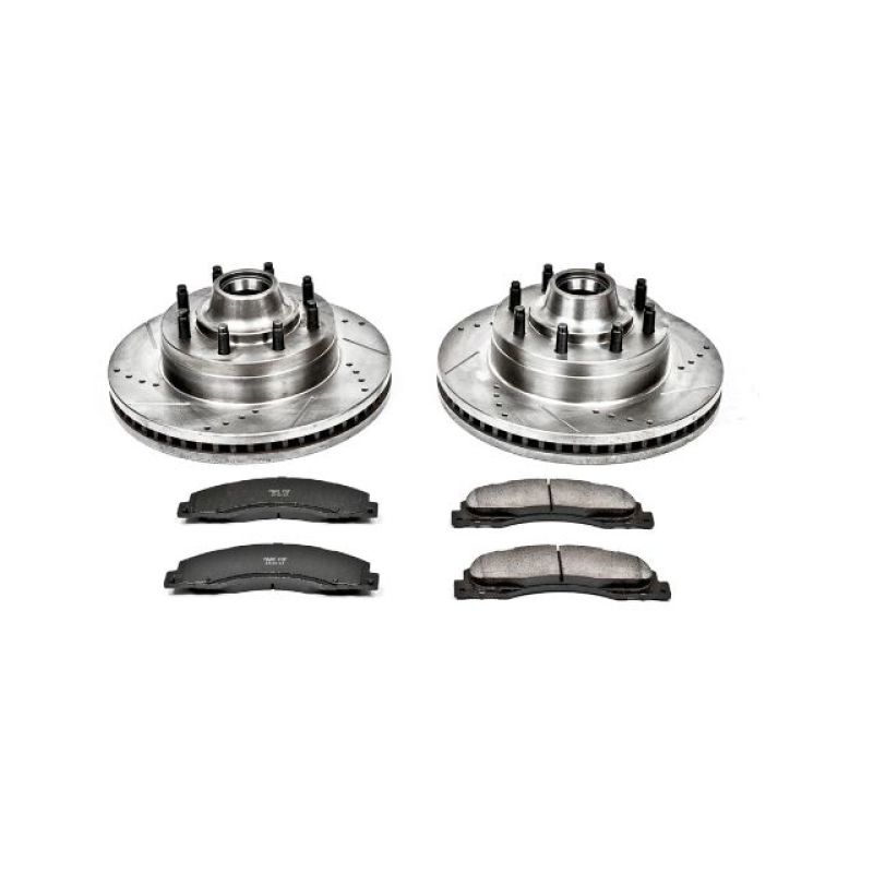 Picture of Power Stop 17-18 Ford E-450 Super Duty Front Z23 Evolution Brake Kit