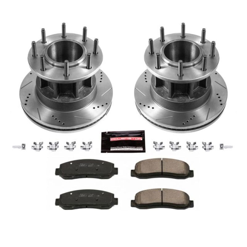 Picture of Power Stop 05-07 Ford F-350 Super Duty Front Z23 Evolution Brake Kit