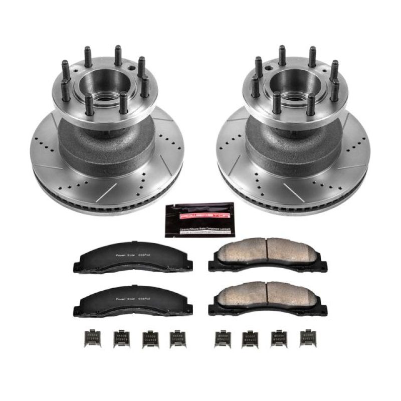 Picture of Power Stop 08-20 Ford E-450 Super Duty Front Z23 Evolution Brake Kit