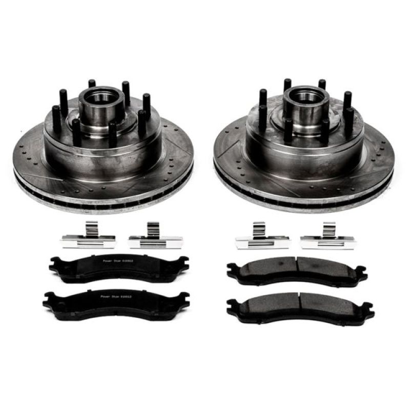 Picture of Power Stop 99-07 Ford E-350 Super Duty Front Z23 Evolution Brake Kit