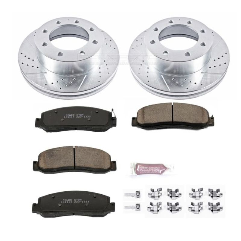 Picture of Power Stop 10-11 Ford F-350 Super Duty Front Z23 Evolution Brake Kit