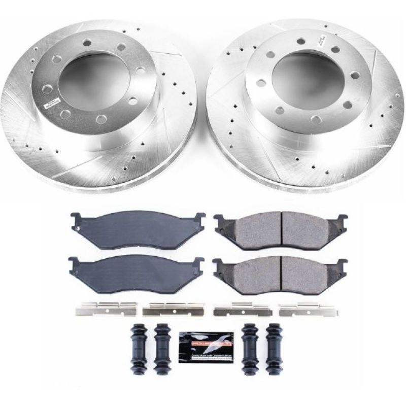 Picture of Power Stop 99-04 Ford F-550 Super Duty Front Z23 Evolution Brake Kit