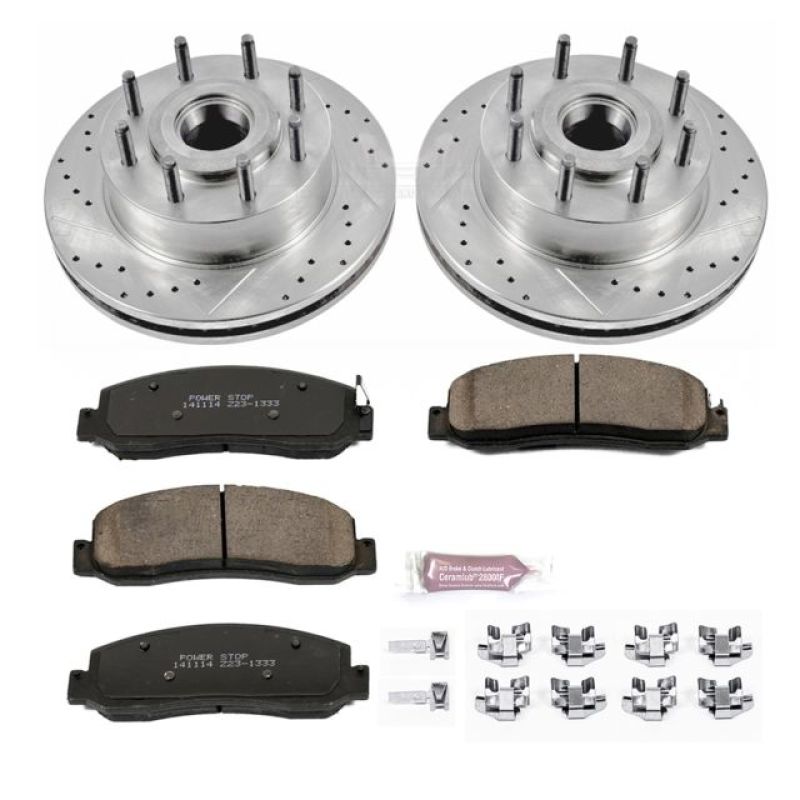 Picture of Power Stop 10-11 Ford F-350 Super Duty Front Z23 Evolution Brake Kit