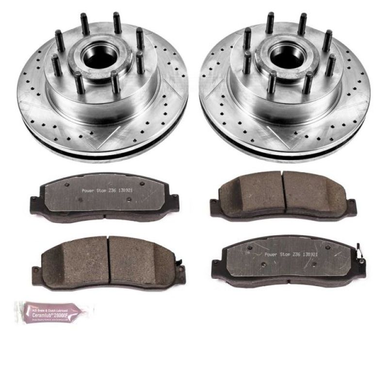 Picture of Power Stop 10-11 Ford F-350 Super Duty Front Z36 Truck & Tow Brake Kit