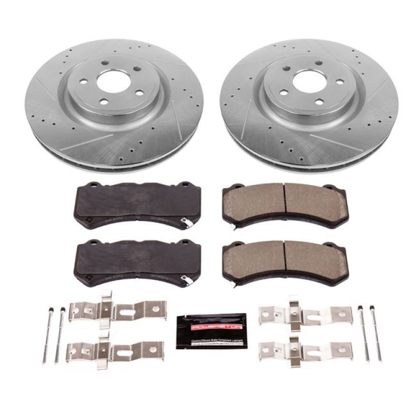 Picture of Power Stop 12-20 Jeep Grand Cherokee Front Z23 Evolution Brake Kit