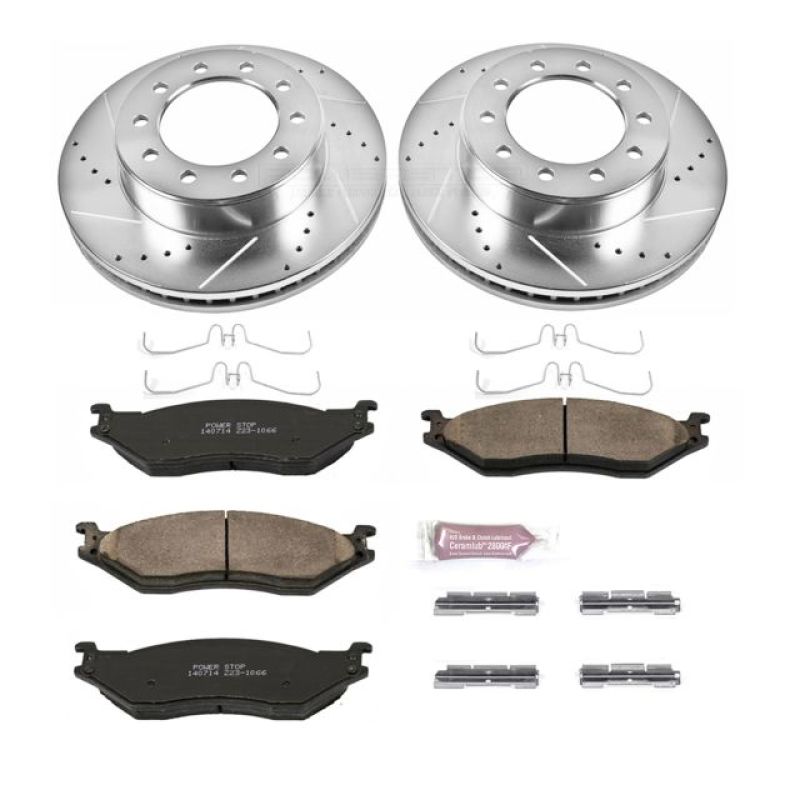 Picture of Power Stop 05-16 Ford F-550 Super Duty Front Z23 Evolution Brake Kit