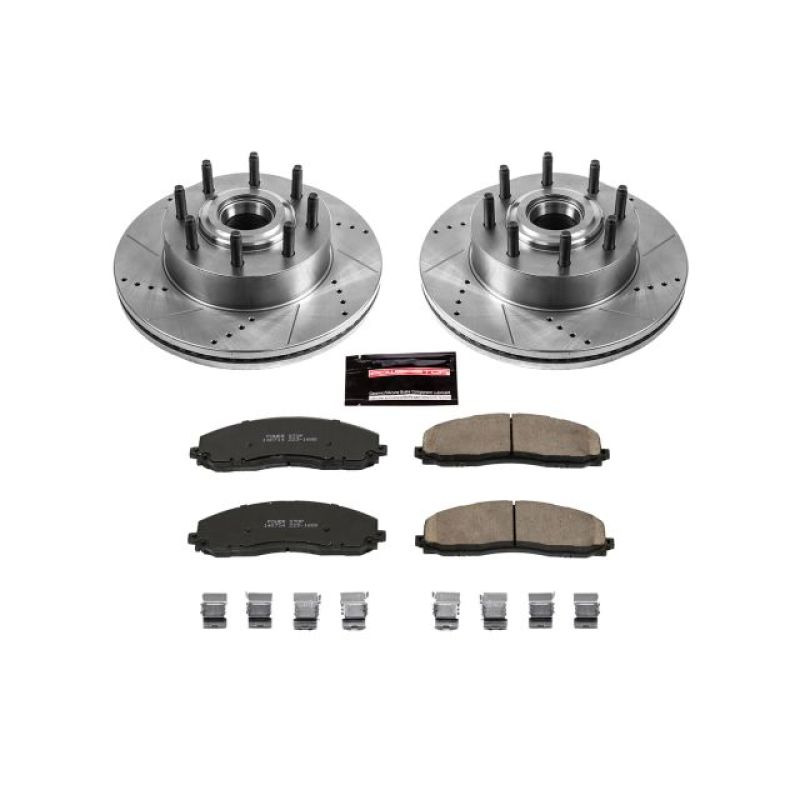 Picture of Power Stop 13-22 Ford F-350 Super Duty Front Z23 Evolution Brake Kit