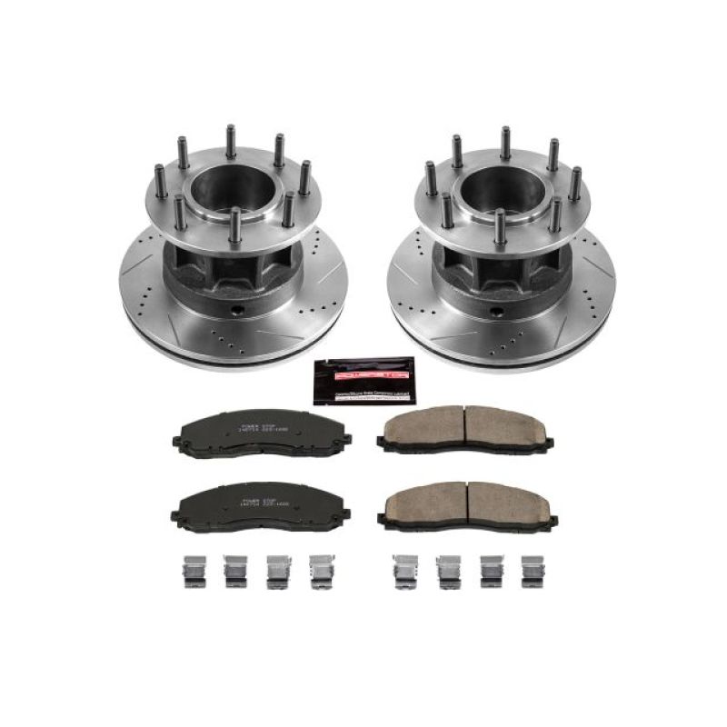 Picture of Power Stop 13-16 Ford F-350 Super Duty Front Z23 Evolution Brake Kit