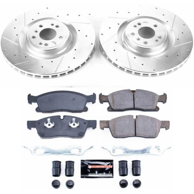 Picture of Power Stop 13-16 Mercedes-Benz GL450 Front Z23 Evolution Brake Kit