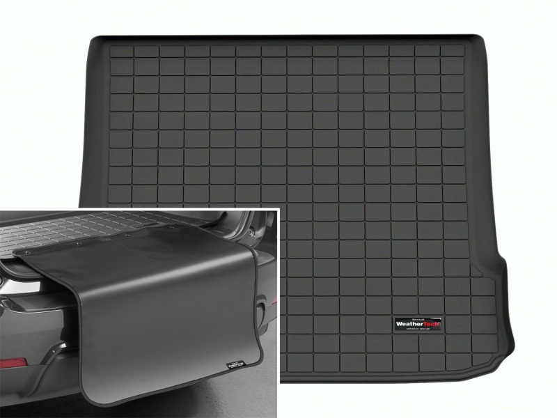 Picture of WeatherTech 2023 Mercedes-Benz EQE SUV Cargo Liner w/Bumper Protector - Black