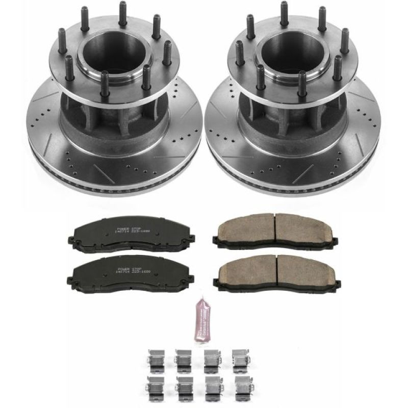 Picture of Power Stop 17-22 Ford F-350 Super Duty Front Z23 Evolution Brake Kit