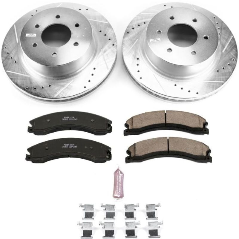 Picture of Power Stop 16-22 Nissan Titan XD Front Z23 Evolution Brake Kit