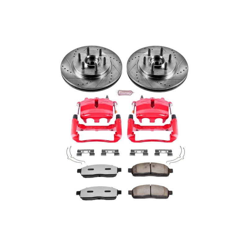 Picture of Power Stop 2004 Ford F-150 Front Z36 Truck & Tow Kit w/Cals