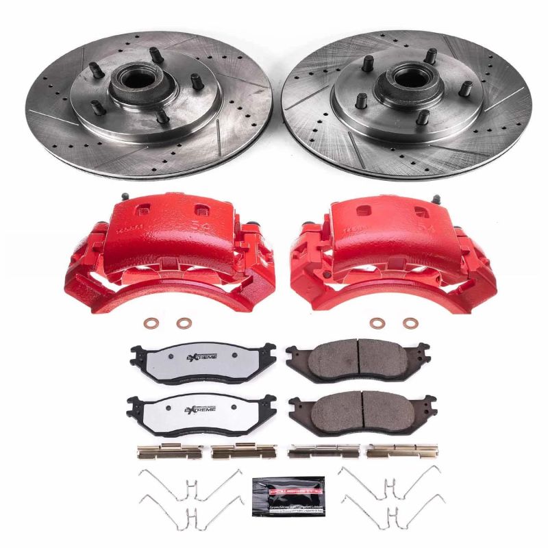 Picture of Power Stop 04-06 Ford E-150 Front Z36 Truck & Tow Kit w/Cals