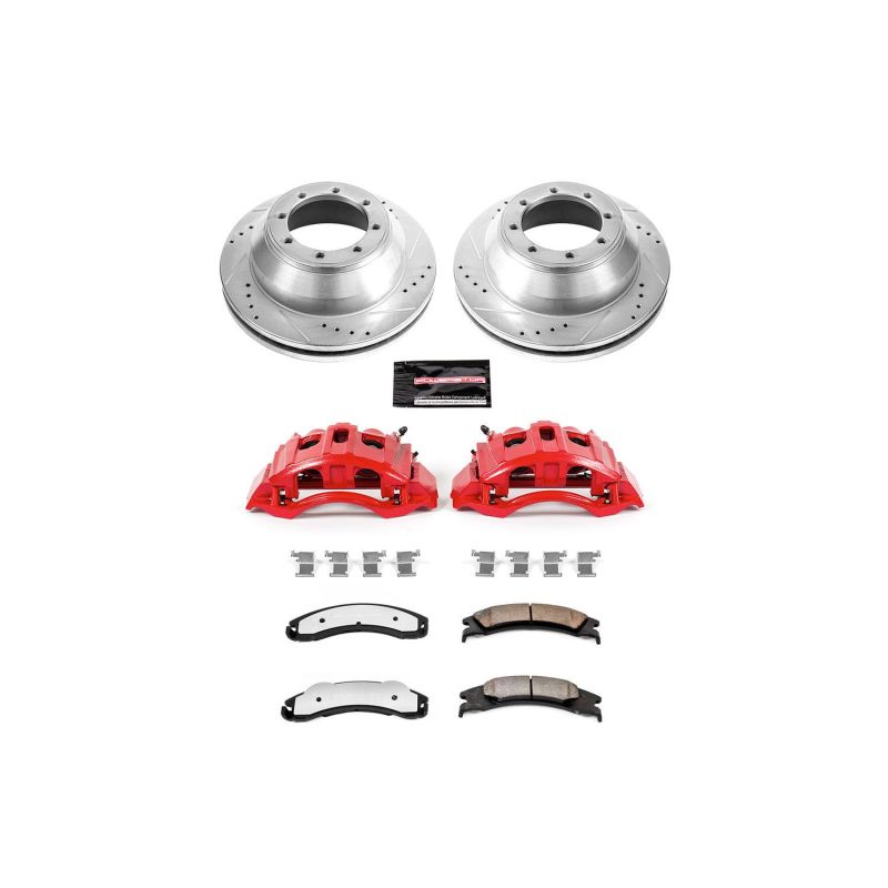 Picture of Power Stop 08-19 Ford E-350 Super Duty Rear Z36 Truck & Tow Kit w/Cals
