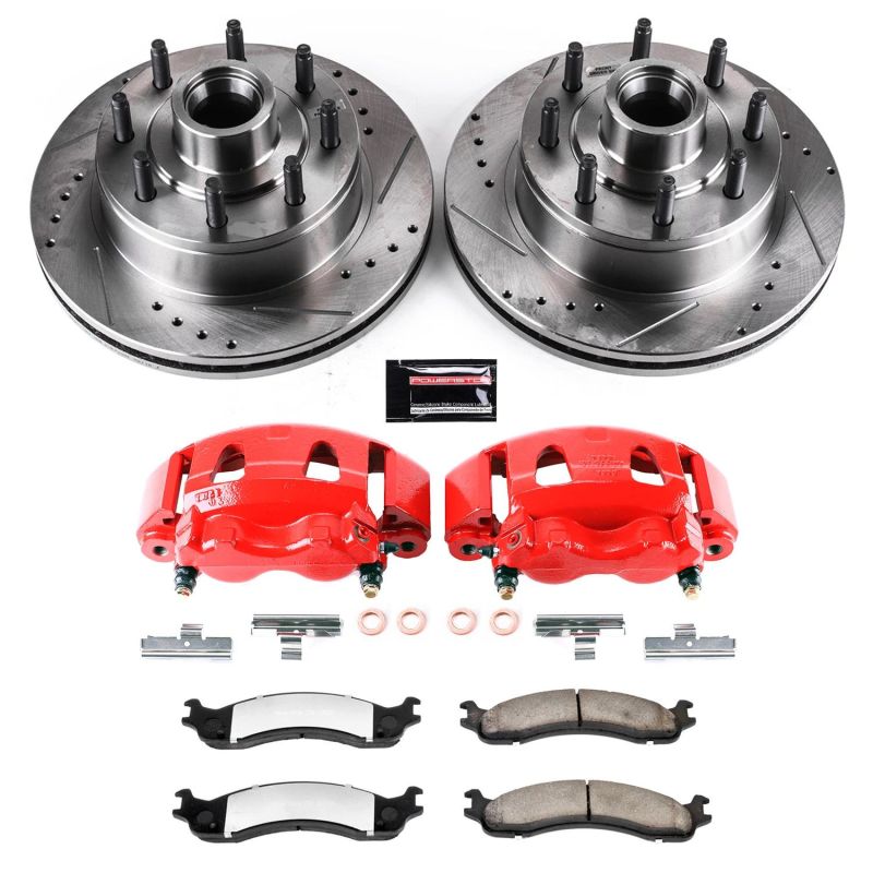 Picture of Power Stop 2007 Ford E-150 Front Z36 Truck & Tow Kit w/Cals