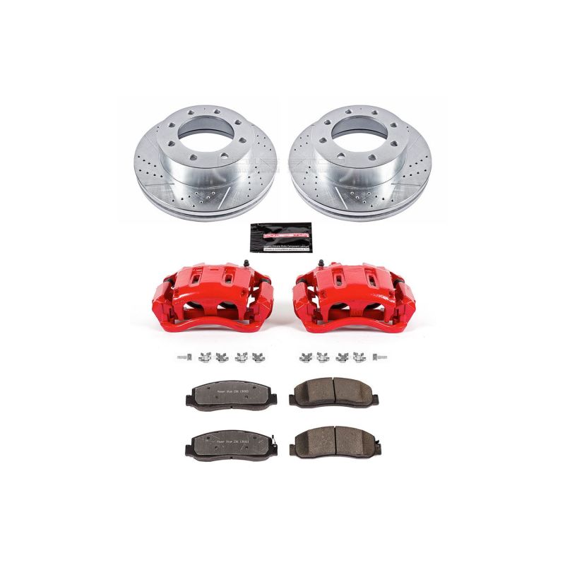 Picture of Power Stop 2011 Ford F-350 Super Duty Front Z36 Truck & Tow Brake Kit w/Calipers