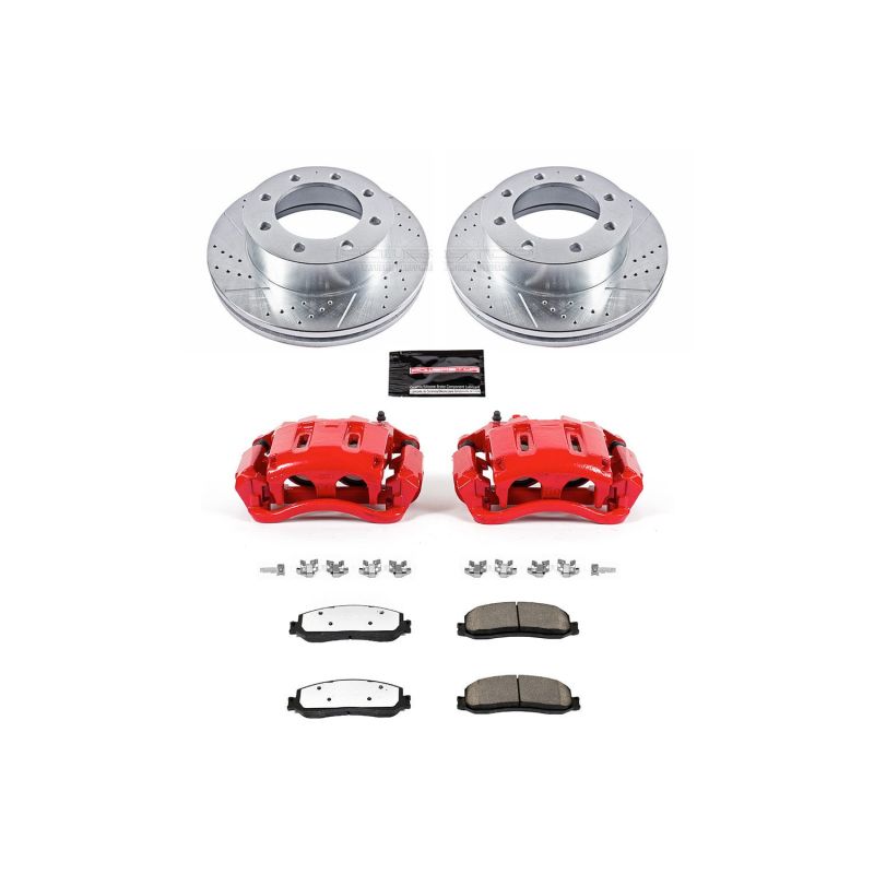 Picture of Power Stop 2012 Ford F-350 Super Duty Front Z36 Truck & Tow Brake Kit w/Calipers