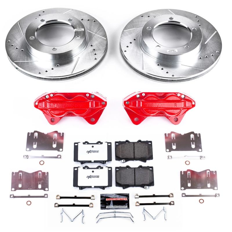 Picture of Power Stop 98-02 Toyota L& Cruiser Front Z36 Truck & Tow Kit w/Cals