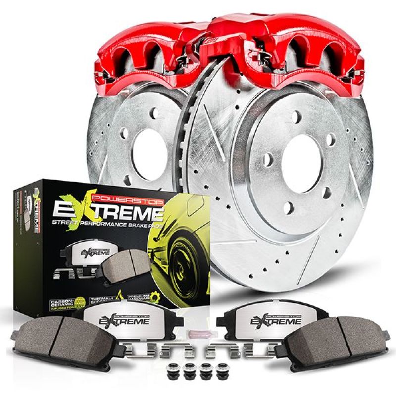 Picture of Power Stop 2009 Nissan 350Z Front Z26 Street Kit w/Cals