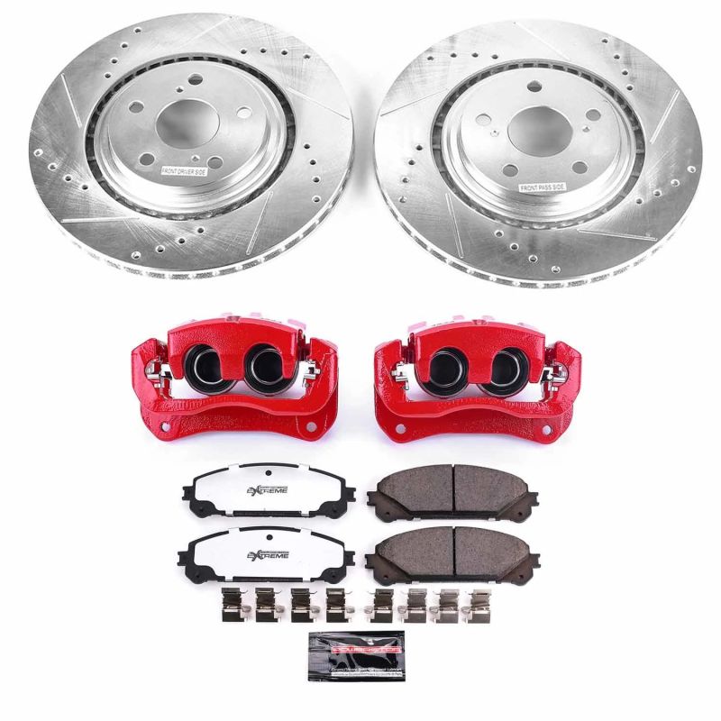 Picture of Power Stop 08-13 Toyota Highl&er Front Z36 Truck & Tow Kit w/Cals