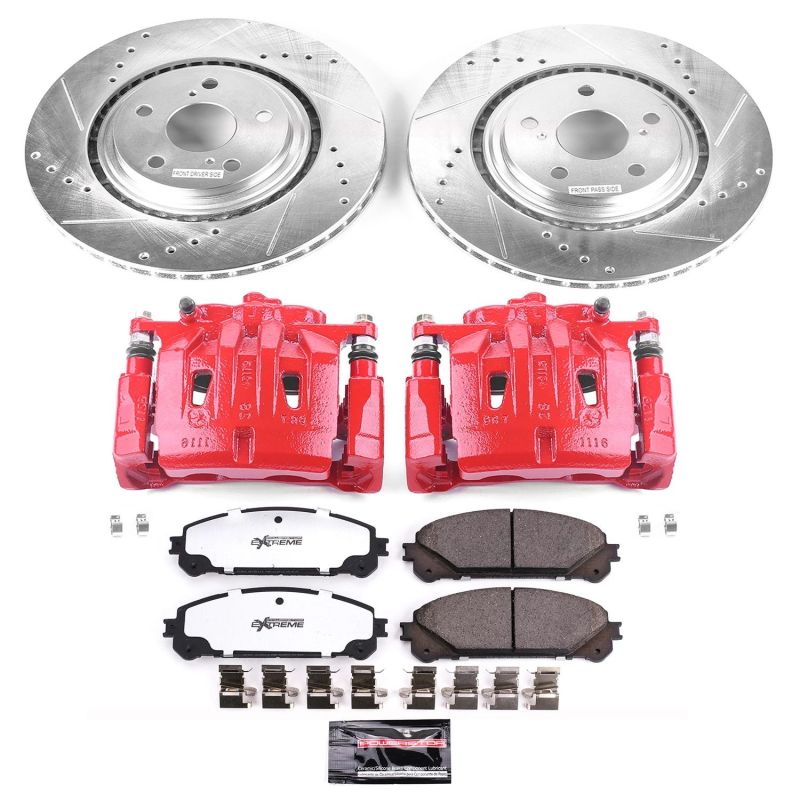 Picture of Power Stop 11-20 Toyota Sienna Front Z36 Truck & Tow Kit w/Cals
