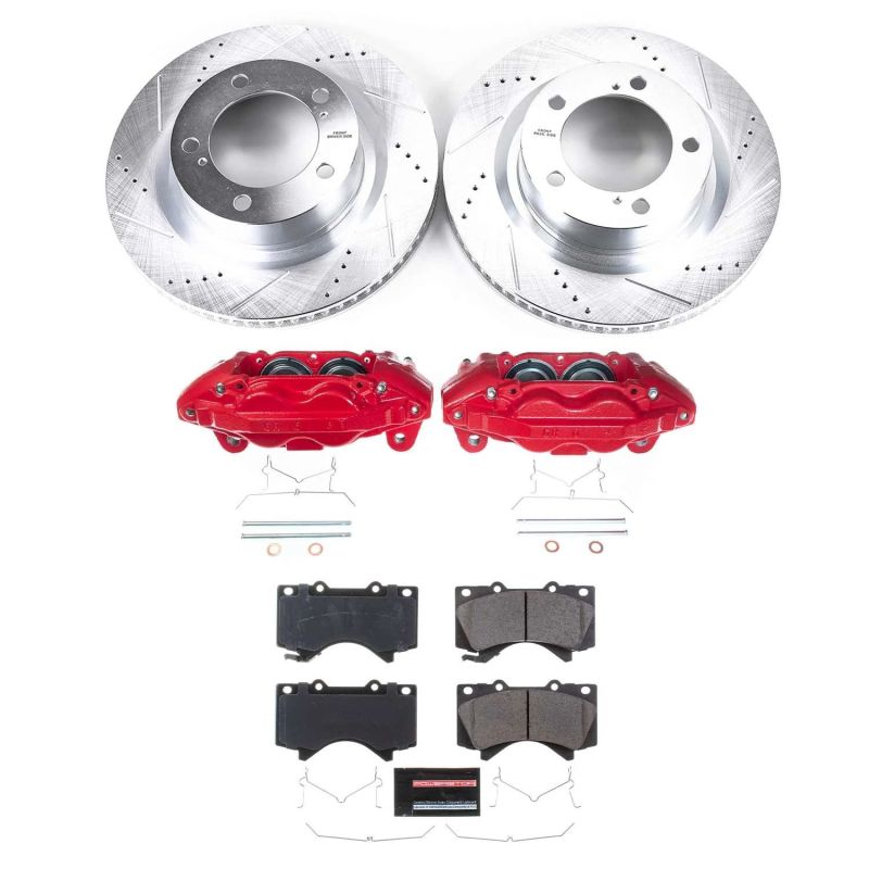 Picture of Power Stop 15-21 Toyota Tundra Front Z36 Truck & Tow Kit w/Cals