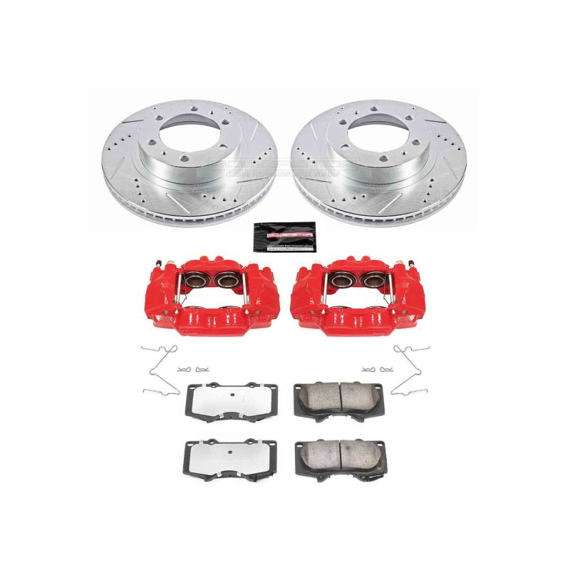Picture of Power Stop 05-22 Toyota Tacoma Front Z36 Truck & Tow Kit w/Cals