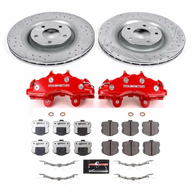 Picture of Power Stop 06-13 Chevrolet Corvette Front Z26 Street Kit w/Cals