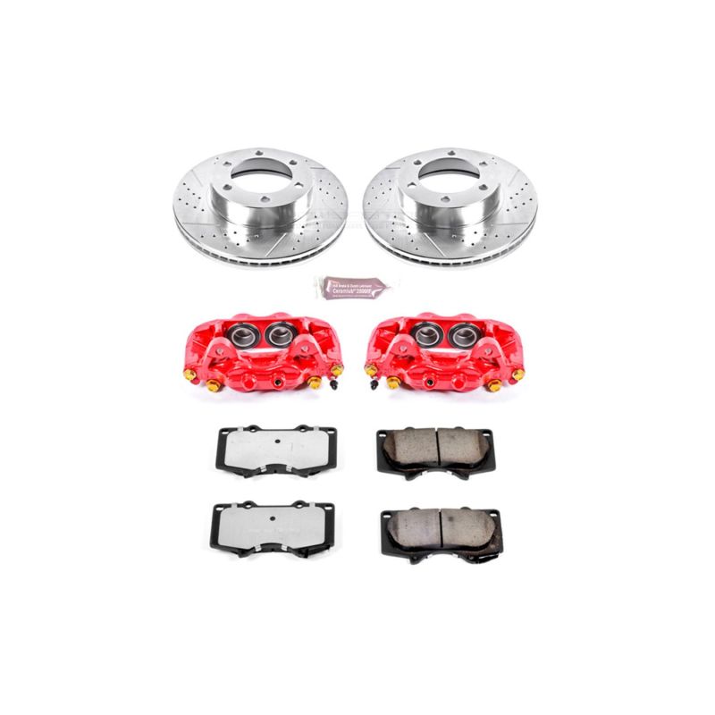 Picture of Power Stop 00-06 Toyota Tundra Front Z36 Truck & Tow Kit w/Cals