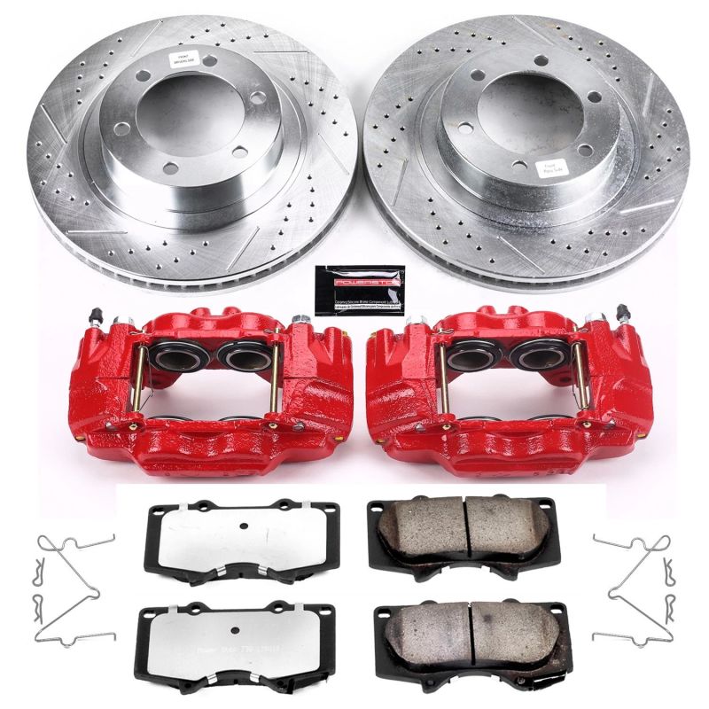Picture of Power Stop 03-09 Toyota 4Runner Front Z36 Truck & Tow Kit w/Cals