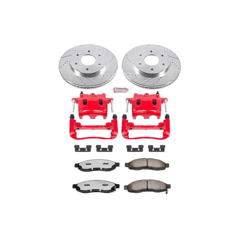 Picture of Power Stop 04-05 Nissan Titan Front Z36 Truck & Tow Kit w/Cals