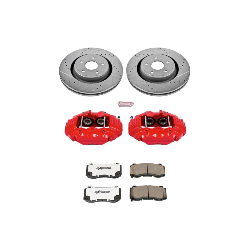 Picture of Power Stop 06-10 Jeep Grand Cherokee Front Z26 Street Kit w/Cals