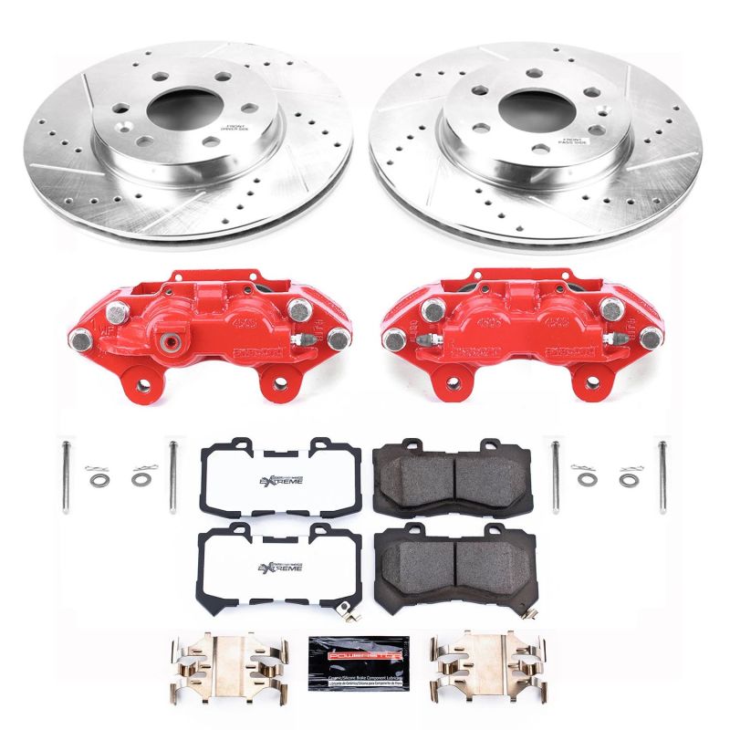 Picture of Power Stop 15-20 GMC Canyon Front Z36 Truck & Tow Kit w/Cals