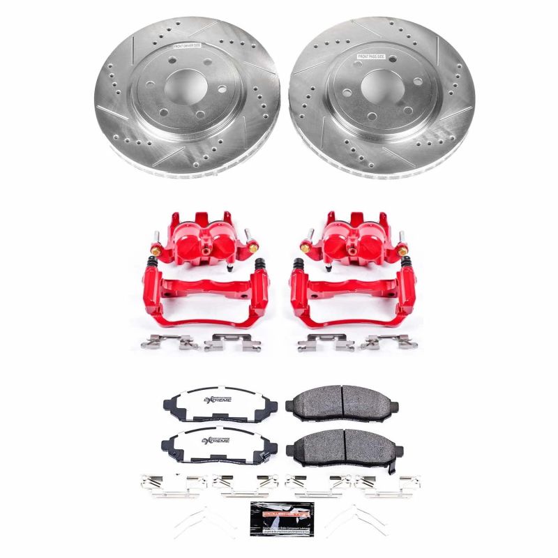 Picture of Power Stop 16-22 Nissan Frontier Front Z36 Truck & Tow Kit w/Cals