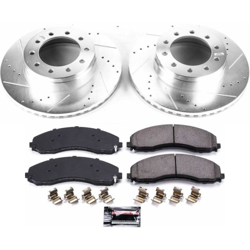 Picture of Power Stop 17-22 Ford F-450 Super Duty Front Z36 Truck & Tow Brake Kit