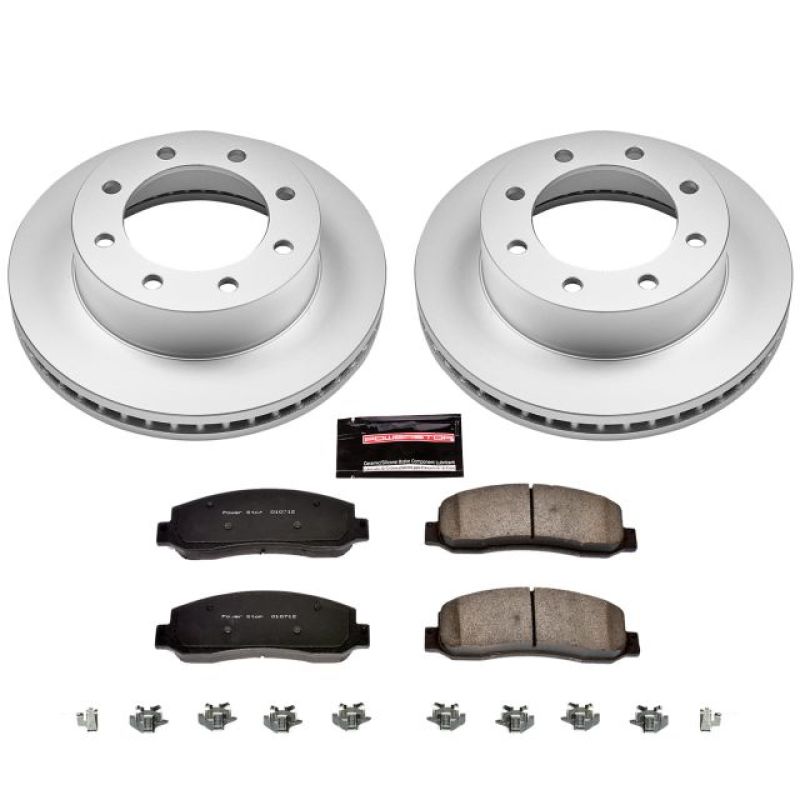 Picture of Power Stop 05-08 Ford F-250 Super Duty Front Z17 Coated Brake Kit