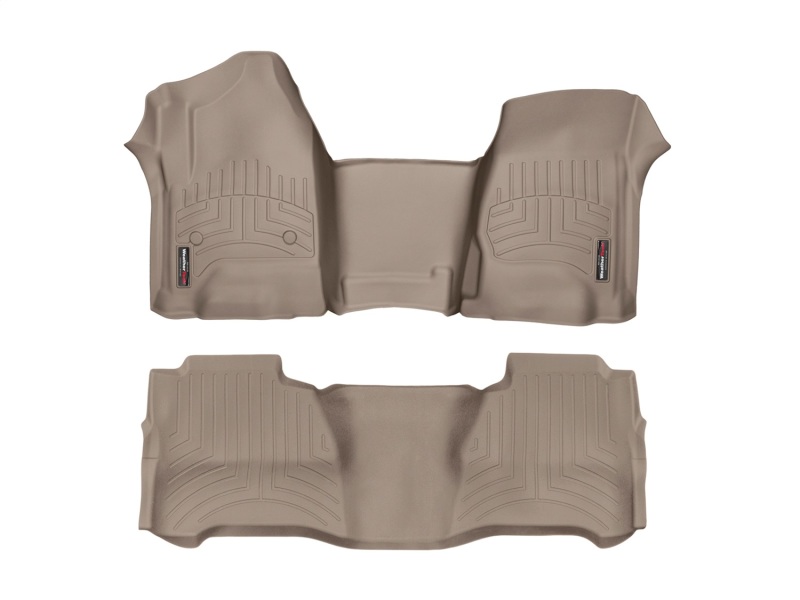 Picture of WeatherTech 14+ Jeep Wrangler Front and Rear FloorLiner - Tan