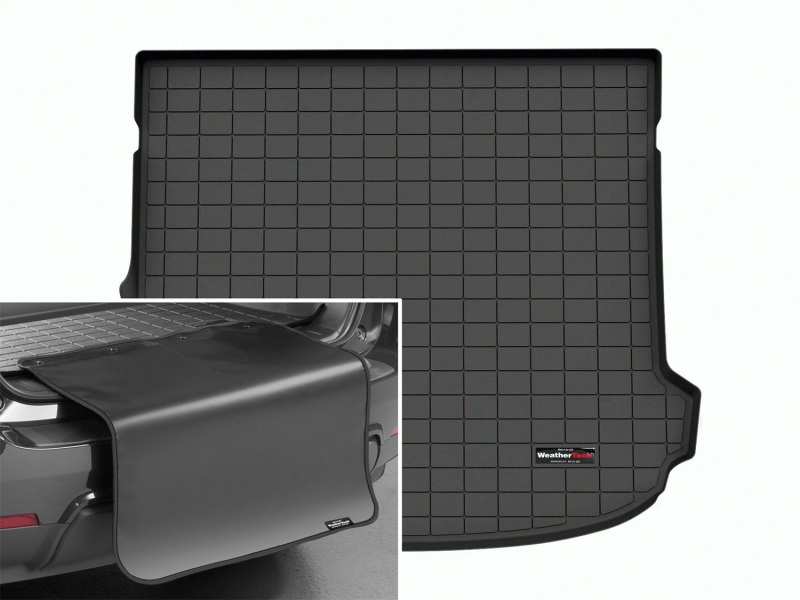 Picture of WeatherTech 2024 Mercedes-Benz GLC Coupe Cargo Liner w/Bumper Protector - Black